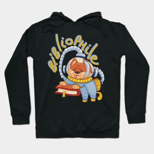 Bibliophile dog astronaut Hoodie